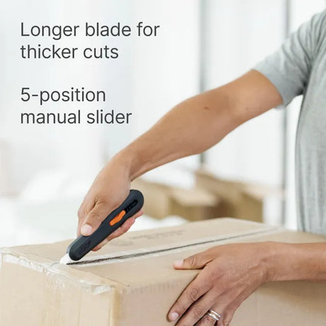Slice 10554 Auto-Retract Utility Knife - Finger-Friendly Ceramic Safety Blade