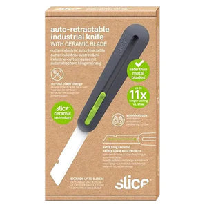 Slice 10560 Auto-Retractable Industrial Knife - Ceramic Safety Blade for Thick Foam & Insulation