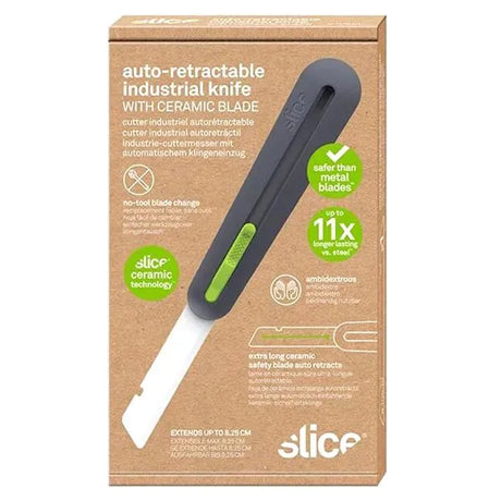 Slice 10560 Auto-Retractable Industrial Knife - Ceramic Safety Blade for Thick Foam & Insulation