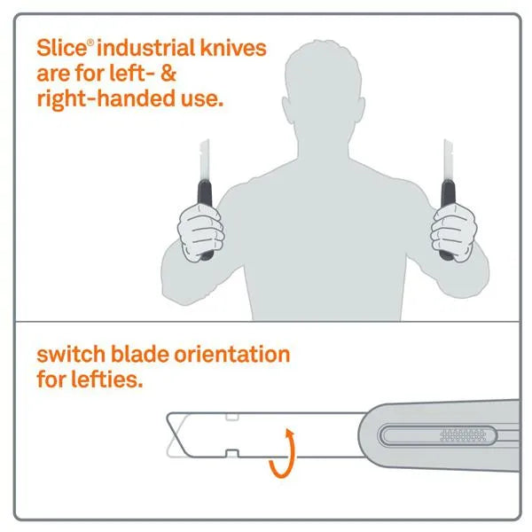 Slice 10560 Auto-Retractable Industrial Knife - Ceramic Safety Blade for Thick Foam & Insulation
