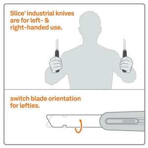 Slice 10560 Auto-Retractable Industrial Knife - Ceramic Safety Blade for Thick Foam & Insulation