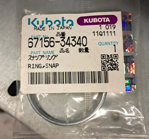 Kubota 67156-34340 Snap Ring - Reliable Lift Rod and 3-Point Linkage Component