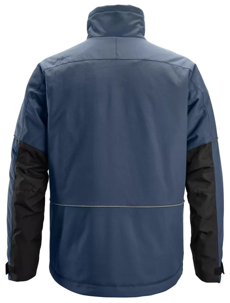 Snickers 1158 AllroundWork Navy/Black Winter Jacket  Medium - Insulated & Water-Repellent Workwear