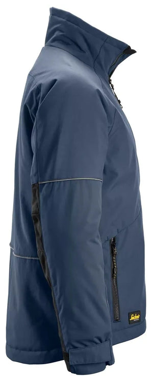 Snickers 1158 AllroundWork Navy/Black Winter Jacket  Medium - Insulated & Water-Repellent Workwear