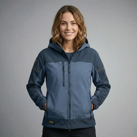 Snickers 1226 AllroundWork Hooded Softshell Stretch Jacket Navy