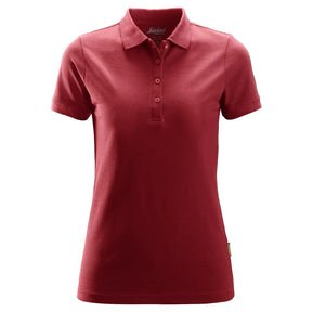 Snickers 2702 Women’s Red Polo Shirt 