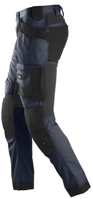 Snickers 6241 AllRoundWork Stretch Trousers Holster Pockets - Navy/Black