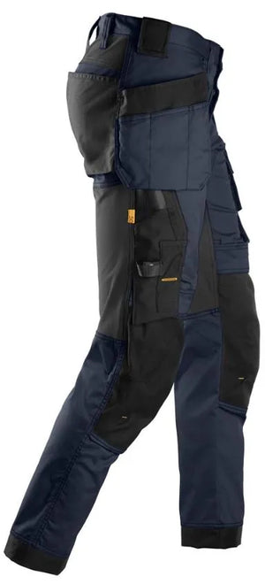 Snickers 6241 AllRoundWork Stretch Trousers Holster Pockets - Navy/Black