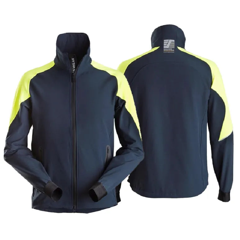 Snickers FlexiWork Neon Navy Jacket