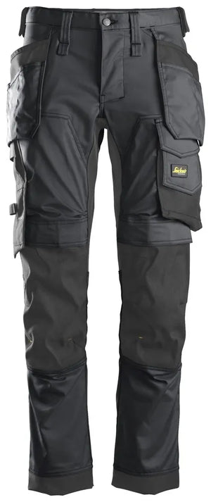 Snickers 6241 AllRoundWork Stretch Trousers Holster Pockets - Grey/Black