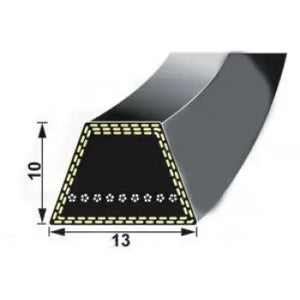 SPA2582 V-Belt (12.7x10mm) - 2600mm Outside Length | Big Type Magurettal DIN 7753 Belt