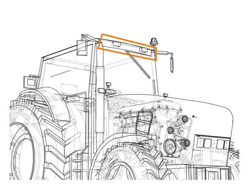 Sparex LED Work Light - 5400 Lumens, IP69K, 10-30V