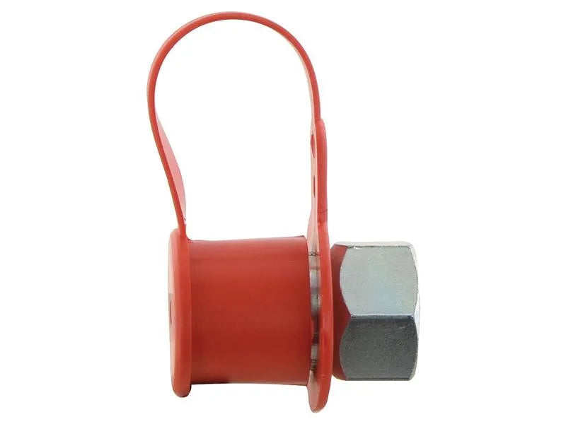 Sparex Red PVC Dust Cap - Fits 1/2" Male Coupling | Durable & Protective