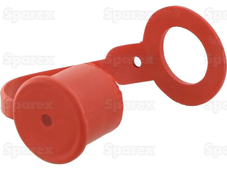 Sparex Red PVC Dust Cap - Fits 1/2" Male Coupling | Durable & Protective