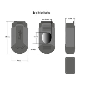 SPATZ TOEZ Silicone Toe Warmers Black - Premium Protection Against Cold and Wet