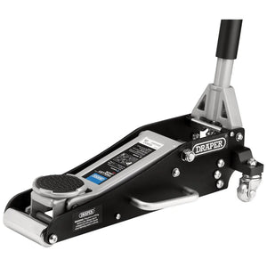 Draper Aluminium and Steel Racing Trolley Jack, 1.5 Tonne