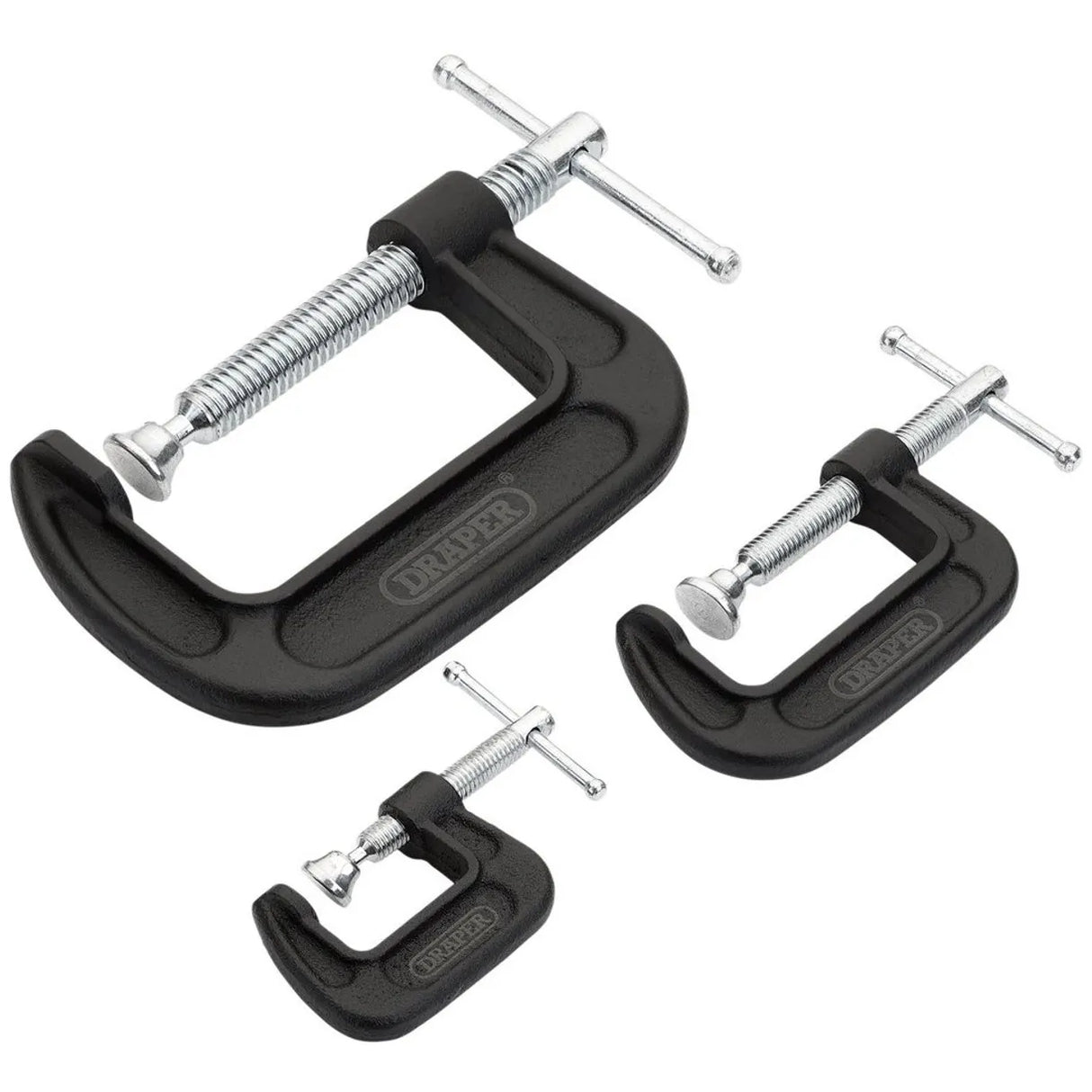 Draper Heavy Duty G-Clamp Set (3 Piece)