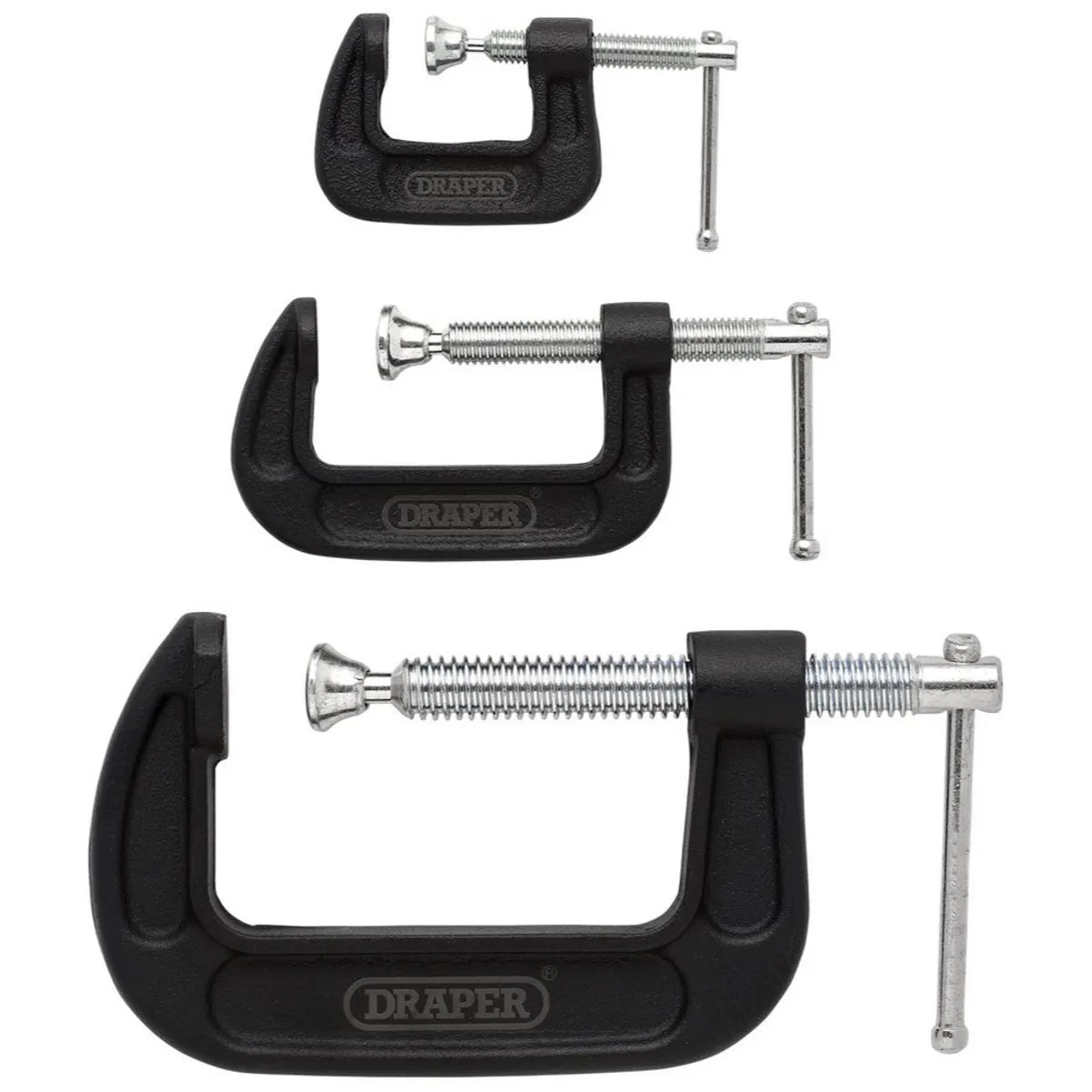 Draper Heavy Duty G-Clamp Set (3 Piece)