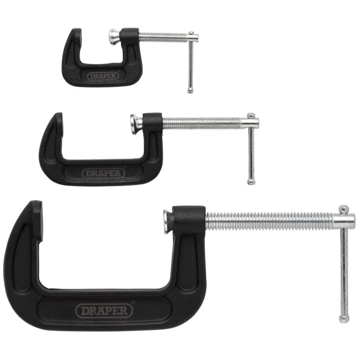 Draper Heavy Duty G-Clamp Set (3 Piece)
