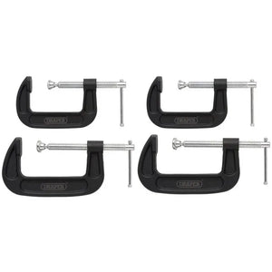 Draper Heavy Duty G-Clamp Set (4 Piece)
