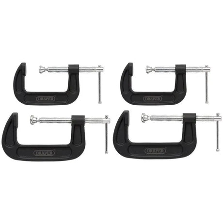 Draper Heavy Duty G-Clamp Set (4 Piece)