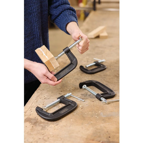 Draper Heavy Duty G-Clamp Set (4 Piece)