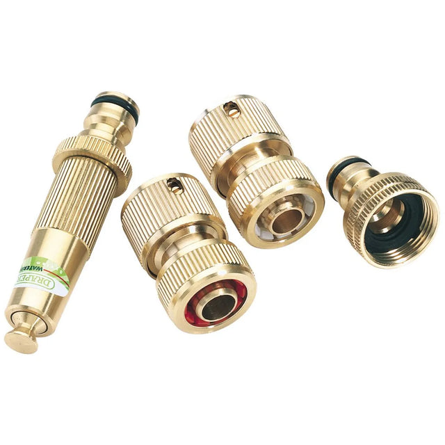 Draper Brass Watering Accessory Set (4 Piece)