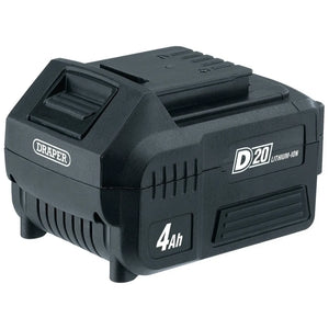 Draper D20 20V Li-ion Battery, 4.0Ah
