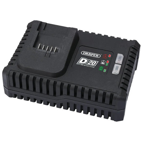 Draper D20 20V Li-ion Fast Battery Charger, 4A