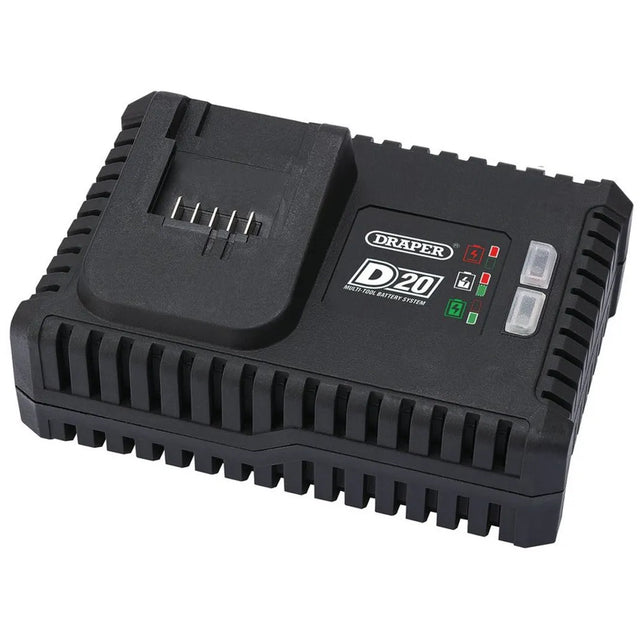 Draper D20 20V Li-ion Fast Battery Charger, 4A