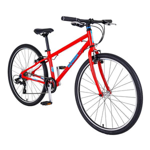 Squish 26" Kids Bike 13" Frame - Lightweight Alloy Frame, 8-Speed Shimano, Red