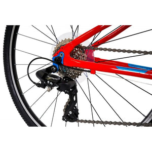 Squish 26" Kids Bike 13" Frame - Lightweight Alloy Frame, 8-Speed Shimano, Red