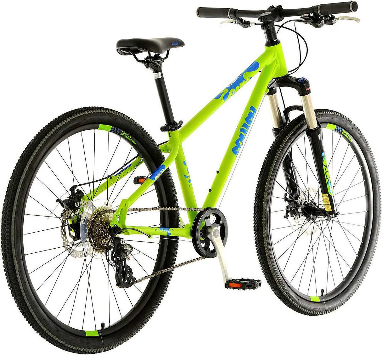 Squish 26" MTB Lime - Lightweight 13" Frame, Front Suspension, 8-Speed