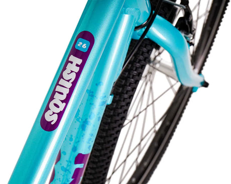 Squish 26" Aqua - Lightweight 15" Frame Kids Bike with Shimano 8-Speed