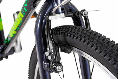 Squish Dark Grey 24" Kids Bike | 11" Frame, Lightweight Aluminium, 8-Speed Gears for Ages 8-11