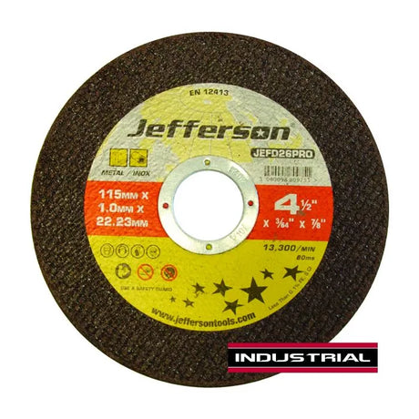 Jefferson 4.5'' x 1mm Stainless Steel Cutting Disc