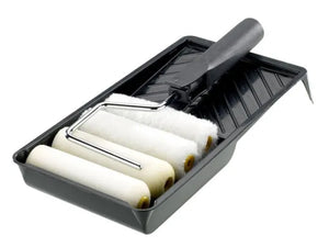 Stanley Tools 100mm (4") Paint Roller Kit with 4 Sleeves - STASTRMS1LL
