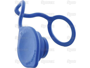 Stauff Blue PVC Dust Plug - Fits 1/2" Female Coupling | Durable & Protective