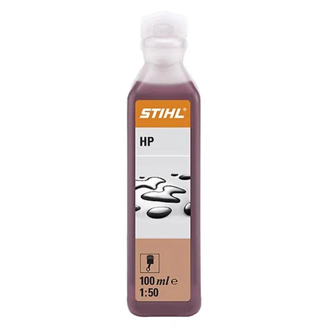 STIHL HP Super 2-Stroke Engine Oil 100ml - Low Smoke, Semi-Synthetic Oil for Clean Performance