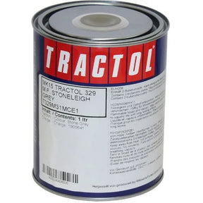 Tractol Paint MF Stoneleigh Grey - 1 Litre for Agricultural & Construction Equipment