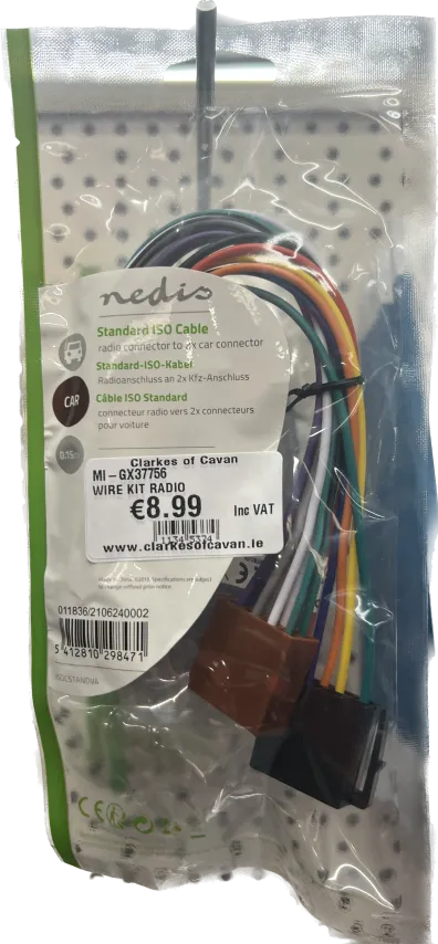 ISO Radio Adaptor Set Wire kit