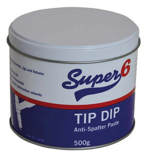 Super 6 Anti-Spatter Paste - 500g (1490) for MIG & TIG Torch Protection