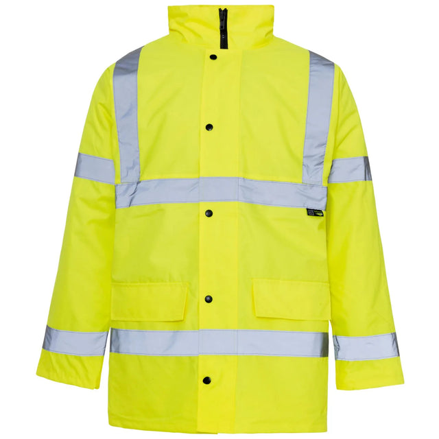 Supertouch Yellow Hi Vis Parka Jacket