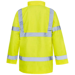 Supertouch Yellow Hi Vis Parka Jacket