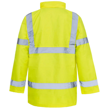 Supertouch Yellow Hi Vis Parka Jacket