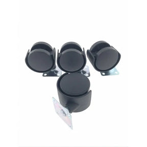 Swivel Castor for Furniture 4 x 40mm Black