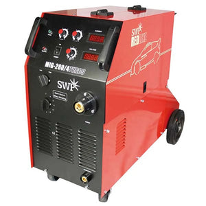 SWP Redline 280/4 280Amp MIG Turbo Welder - 4-Roll Drive, Torch & Regulator Included