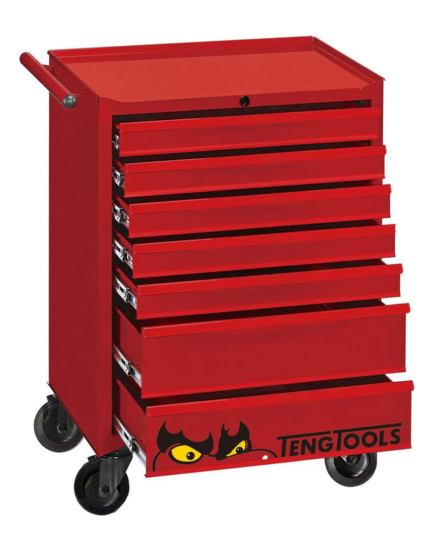 Teng Tools 27″ Classic Roller Cabinet 7 Drawers Red
