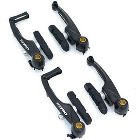 Tektro V-Brakes Black (Set of 4) - Reliable Stopping Power for V-Brake Bikes