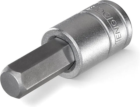 Teng Tools 3/8" Drive Bit Socket, Hex Bit, 10mm 